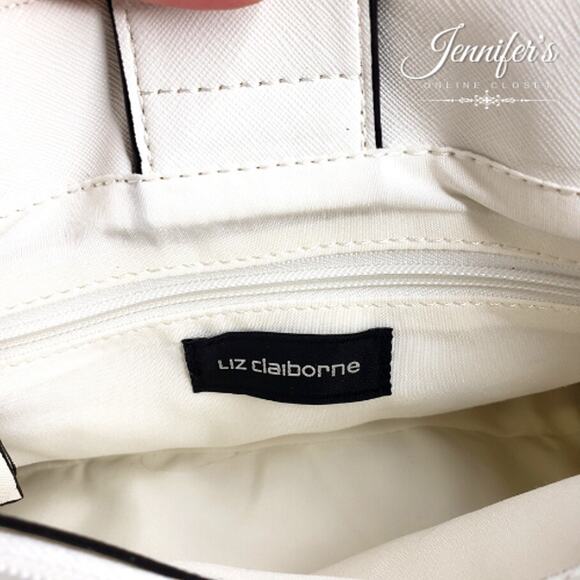 Liz Claiborne NWT Claudia Woven Mini Satchel - Picture 11 of 14